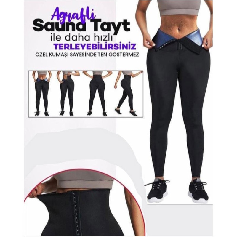 Agraflı Tayt + Sıkılaştırıcı Krem